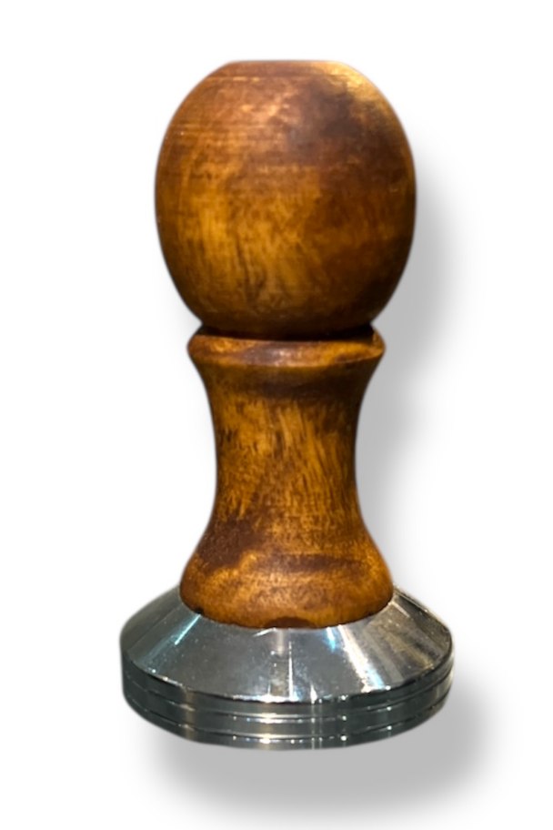 تمپر قهوه دسته چوبی